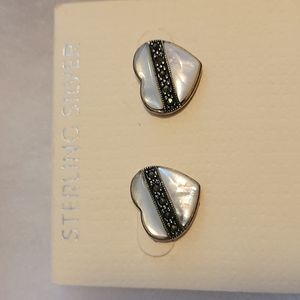 Sterling Silver Heart Earring - New